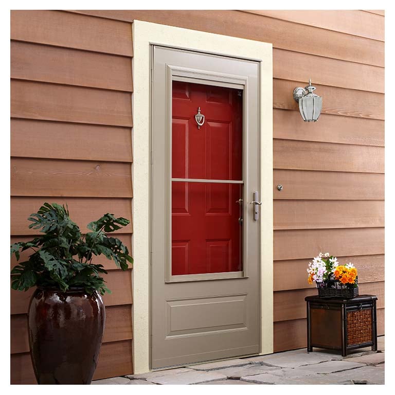 400 series self storing storm door
