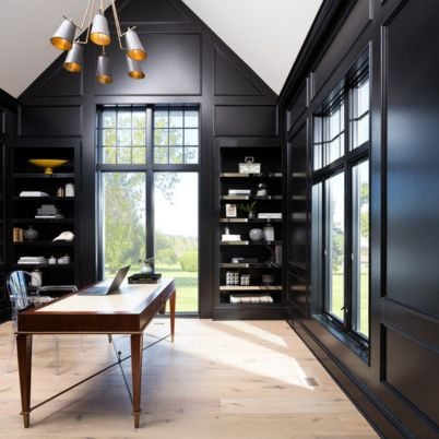 400 series casement and transom windows with colonial grilles