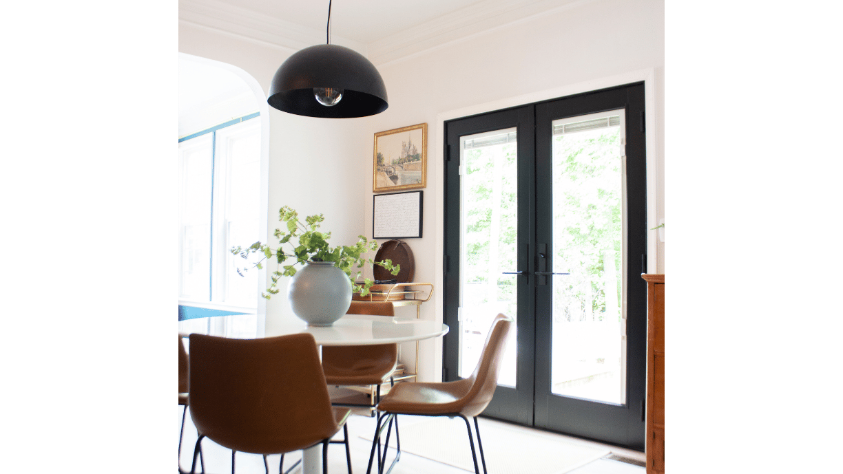 a-series inswing patio door with blinds